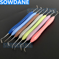 1 sztuka Dental Composite żywica wypełnienie szpachelka estetyczne przywrócenie zestaw żywica wypełniacz zestaw narzędzie stomatologiczne przywrócenie łopatka 6